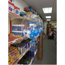 Bubble balloon with Birthday Wording